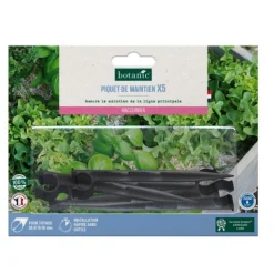 Discount BOTANIC® 10 piquets de maintien 16 mm - Arrosage en goutte à goutte