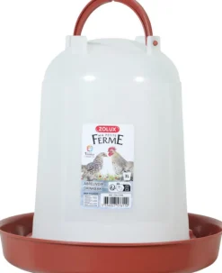 Best ZOLUX Abreuvoir pour basse-cour en plastique coloris rouge Ma petite ferme - 3 L