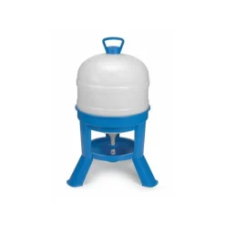 Sale DISTRIGALLI Abreuvoir volaille sur pieds de 30 L blanc et bleu