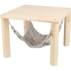 Hot TRIXIE Abri avec hamac pour lapin et petit rongeur en bois non traité Sunny – Taille L