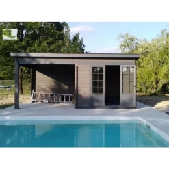 Best GREEN OUTSIDE Abri de jardin composite Cannes 18,5 m²