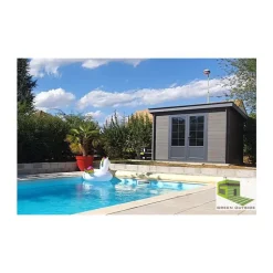 Outlet GREEN OUTSIDE Abri de jardin composite Royan 10 m² (surface utile : 7,5m²)