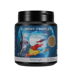 New NEPTUS Aliment complet pour poissons exotiques granulés coloris multicolore – 200 ml