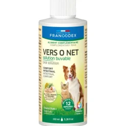 Sale FRANCODEX Aliment complémentaire pour chien et chat Vers O Net - 150 ml