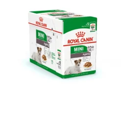 Best ROYAL CANIN Alimentation humide complète pour chien mature et senior de petite race et à partir de 8 ans en sauce Mini Ageing - 12 x 85 g
