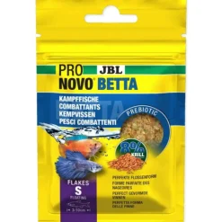 BLUE CORAL Alimentation spécialisée pour poissons Betta, sans gluten, JBL ProNovo - 6g/20ml