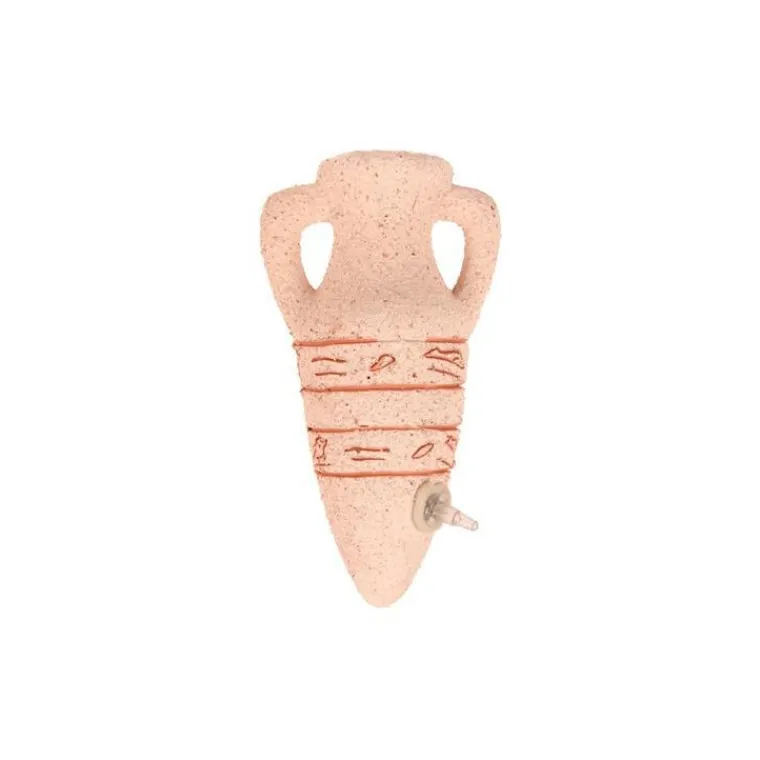 ZOLUX Amphore sablée diffuseur d’air 10 cm en céramique beige 6,5x5x12 cm