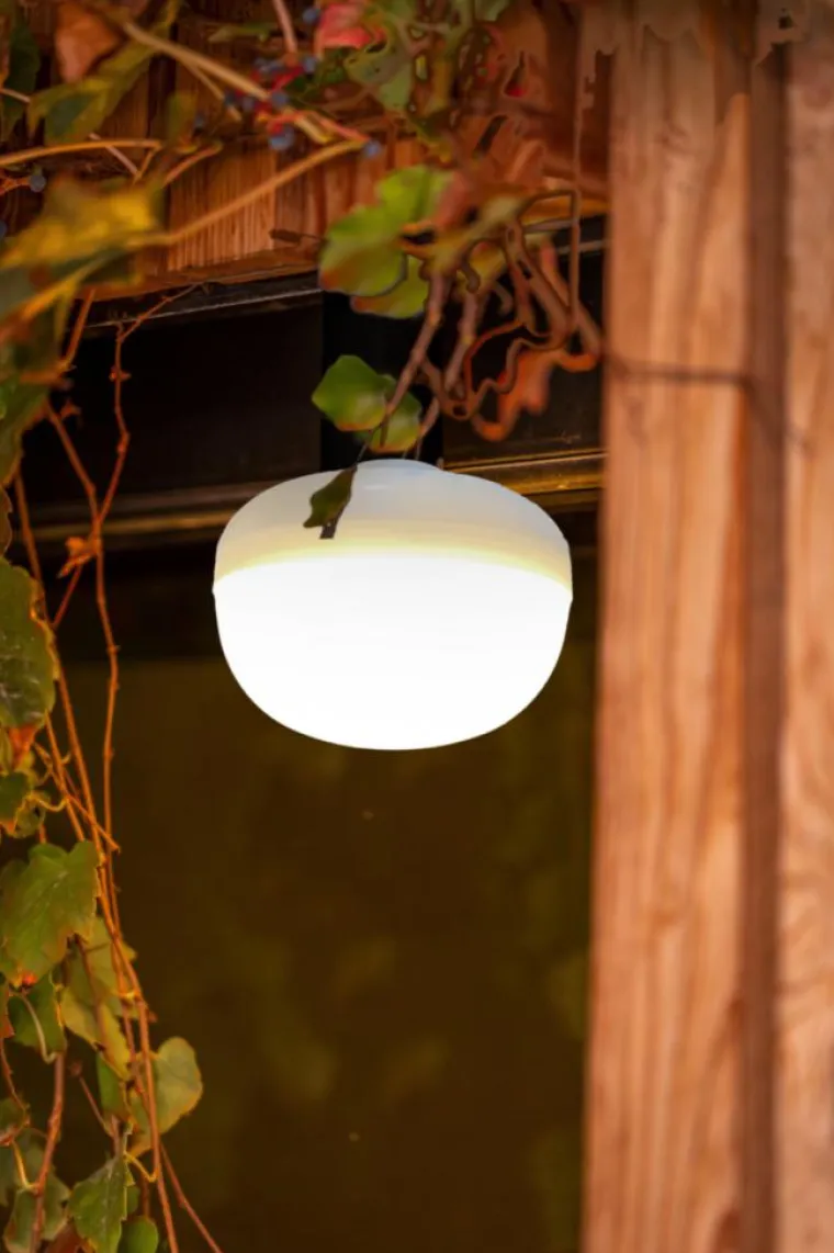 New NEW GARDEN Ampoule portable et rechargeable Cherry coloris blanc