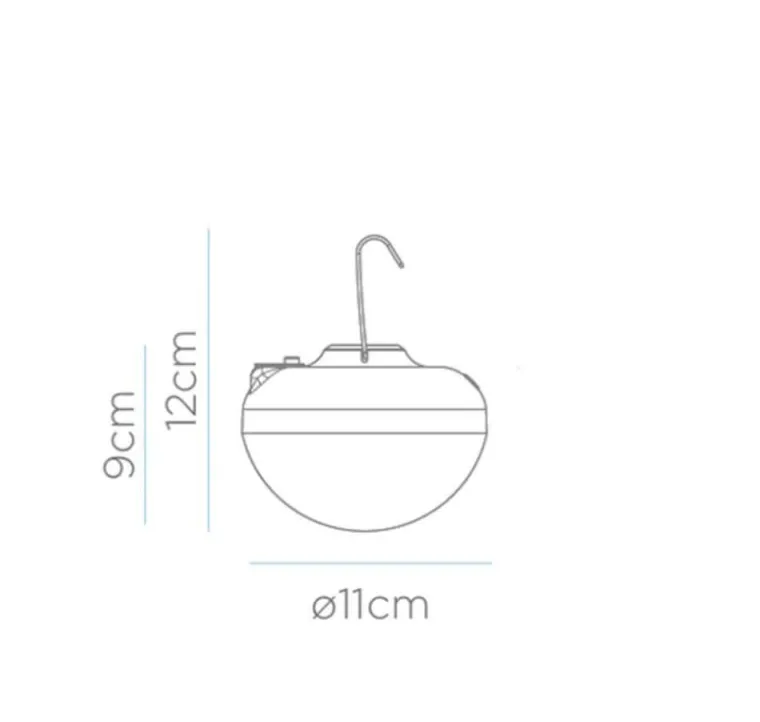 New NEW GARDEN Ampoule portable et rechargeable Cherry coloris blanc