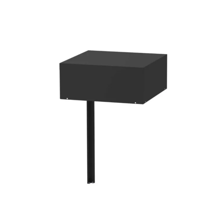 Sale LE MARQUIER Angle coloris noir en acier électrozingué - 55 x 55 x 92 cm