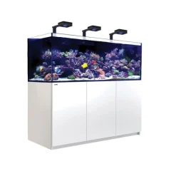 Clearance RED SEA Aquarium eau de mer avec un meuble coloris blanc Reefer™ Deluxe XXL 750 - 180 x 65 x 148 cm