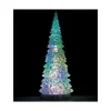 Sale LEMAX Arbre lumineux en cristal 4 couleurs variables pour village de Noël – Ø 11,4 x 28,6 cm