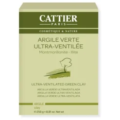 Outlet CATTIER Argile verte ultra ventilée en format de 250 g