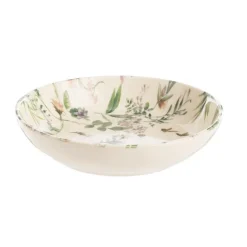 Outlet BASTIDE DIFFUSION Assiette calotte Champêtre coloris vert en grès - Ø 19 cm