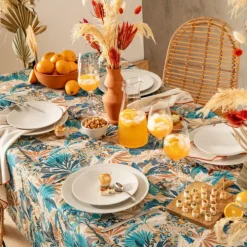 BASTIDE DIFFUSION Assiette plate Vesuvio blanche en grès Ø 27 cm