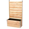 Hot MON PETIT POTAGER Bac de jardinage en bois Bac Pano Design - 75 x 35 x 136 cm