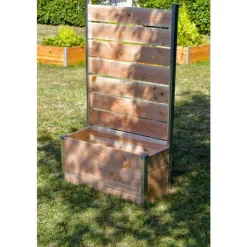 Hot MON PETIT POTAGER Bac de jardinage en bois Bac Pano Design - 75 x 35 x 136 cm