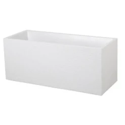 New EDA Bac Graphit blanc cérusé L.100 x l.40 x H.40 cm