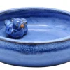 Outlet EDA Baignoire pour oiseaux coloris bleu en céramique - Ø 28 cm