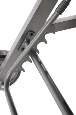 Clearance Bain de soleil Jasmin coloris gris en aluminium et bois - 189,5 x 83 x 54.5 cm