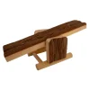 Discount TYROL Balançoire en bois pour rongeurs 22 x 8.x 7cm