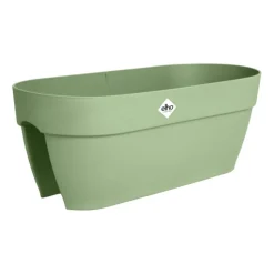 Outlet ELHO Balconnière en polypropylène vert pistache Vibia Campana Flower Bridge - 59 x 26 x 22 cm