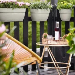 Best ELHO Balconnière Vibia Campana easy hanger medium blanc - 36 x 24,1 cm