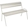 Discount FERMOB Banc Monceau coloris gris en acier - 116 x 60 cm