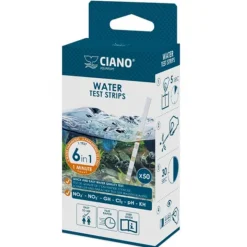 Clearance BLUE CORAL Bandes de test d'eau 6-en-1, CIANO - kit d'analyse rapide et précis