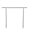 Discount Barre de suspension en métal noir pour décoration de table 250x110 cm