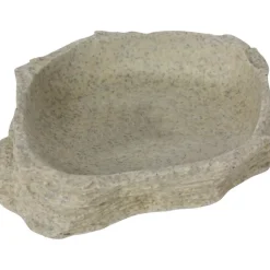 Outlet REPTILE PLANET Bassin ou mangeoire pour terrarium coloris gris Stone Age Serie Dish - Taille XS 11 x 2,5 x 0,90 cm