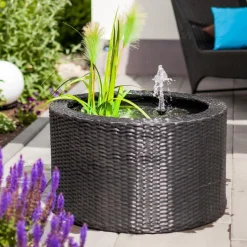 Online HEISSNER Bassin pour Patio solaire en rotin