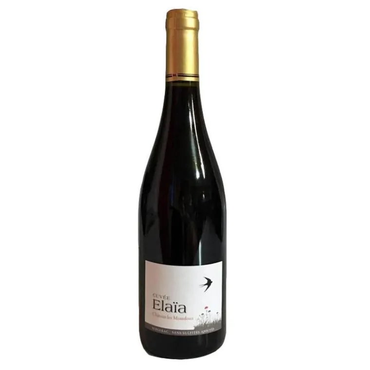 Outlet CHÂTEAU LES MIAUDOUX Bergerac AOC rouge bio Cuvée Elaia Château Miaudoux - 75 cl