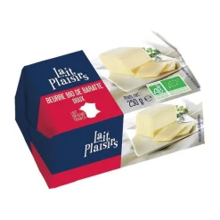 Sale LAIT PLAISIRS Beurre de baratte doux 250g