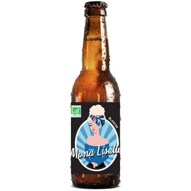 MONA LISETTE Bière blanche bio - 33 cl