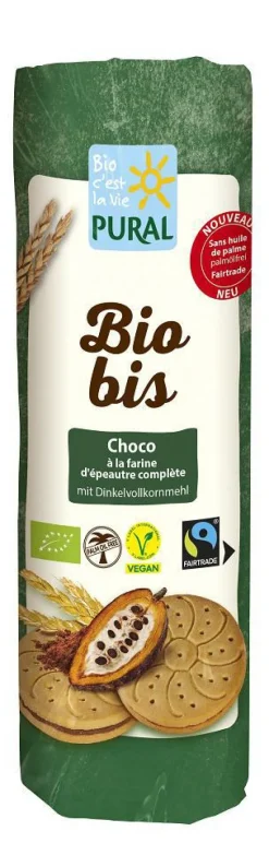 Hot PURAL Biscuit Biobis au chocolat et épeautre bio - 320 g