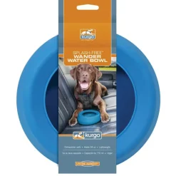 Best PETSAFE Bol anti-débordement pour chien coloris bleu Kurgo Splash - 22,8 x 18 x 7,6 cm