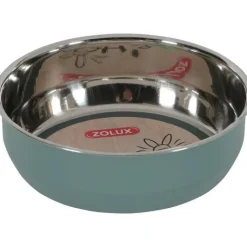 Best ZOLUX Bol pour les rongeurs en inox coloris vert Ehop – 400 ml