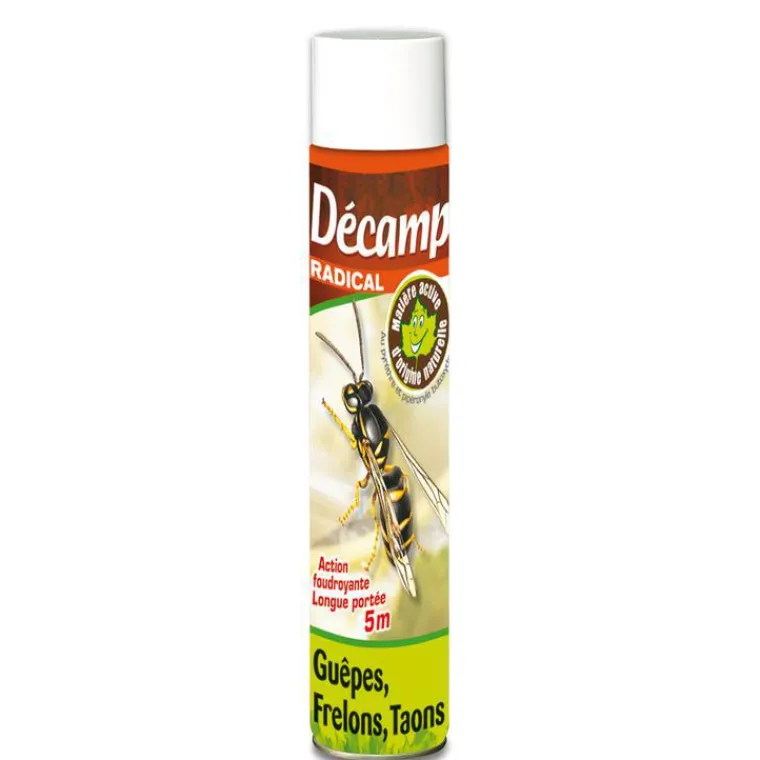 DÉCAMP' Bombe insecticide guêpes-frelons 500 ml
