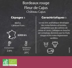 Sale CAJUS Bordeaux fleur de 2006 Bio Rouge - 75 cl