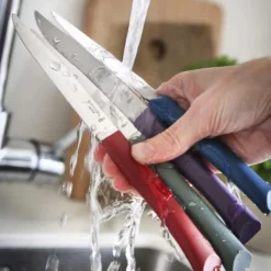 Clearance OPINEL Boîte de 4 couteaux de table coloris multicolore en plastique et inox - 257 x 54 x 15 cm