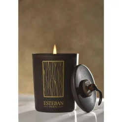 New ESTEBAN PARIS Bougie déco parfumée et rechargeable Cèdre Esteban - 180 g