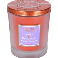 Clearance COLLINES DE PROVENCE Bougie parfumée ambre heliotrope