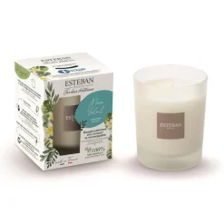 ESTEBAN PARIS Bougie parfumée rechargeable Monoï soleil Esteban - 180 g