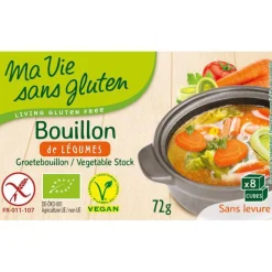 New MA VIE SANS GLUTEN Bouillon de légumes sans gluten - 72 gr