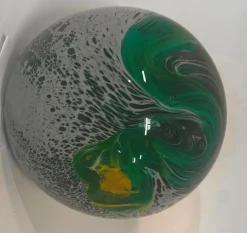Best CADES DESIGN Boule sulfure verte en verre Eden - Ø 8 cm