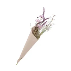 Online Bouquet de fleurs sèches artificielles coloris assortis H 60 x Ø 14 cm