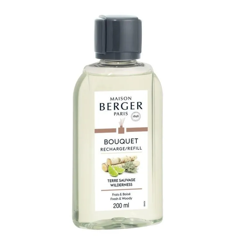 MAISON BERGER PARIS Bouquet parfumé coloris transparent Terre Sauvage - 200 ml