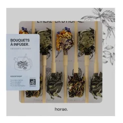 Online HORAE Bouquets à infuser bio coffret assortiment - x 8