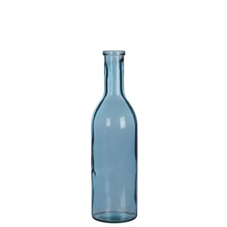New Bouteille Rioja coloris bleu en verre recyclé - Ø 15 cm